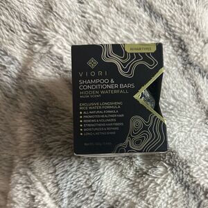 Viori Rice Hidden Waterfall Shampoo & Conditioner Solid Bar Set